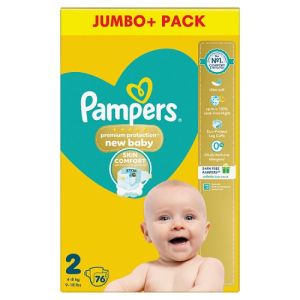 Pampers 76pk Size 2 New Baby