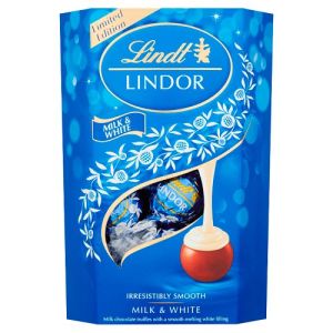 Lindor Cornet 200G Milk & White 200G