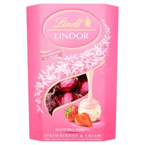 Lindor Cornet 200G Strawberry & Cream 200G