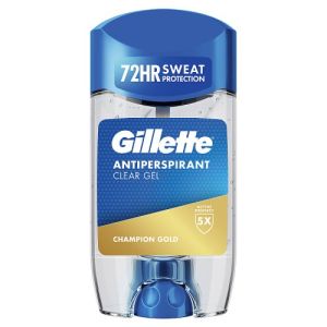 Gillette Antiperspirant Clear Gel 70ml Champion