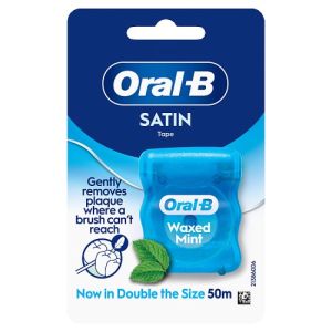 Oral B Floss Satin Tape 50m Mint (12x12)