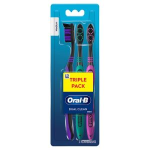 Oral B T/Brush AA Clean Black 40 Medium 3s