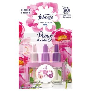 Febreze 3Volution Air Freshener Plug-In Refill Peony & Cedar 20Ml Csx7