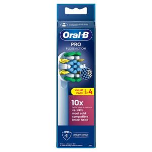 Oral B T/Brush Heads Floss Action White 4s