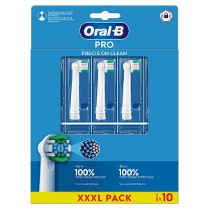 Oral B T/Brush Heads Precision Clean Pro White 10s