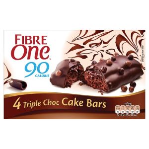 Fibre One Fibre One Cake Bar Triple Chocolate 5X4X25G