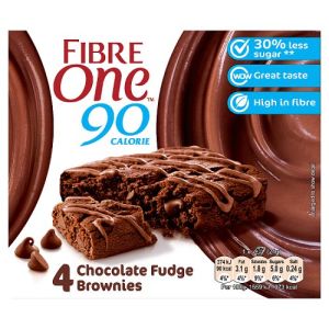 Fibre One L1 F1 Brownie Choco Fudge 7X4X24G Uk