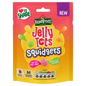 Rowntrees Jelly Tots Squidgers Pouch 120G