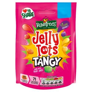 Rowntree's Jelly Tots Pouch Tangy Tots  140g