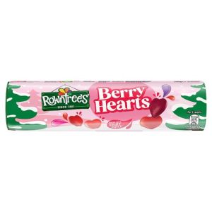 Rowntrees Berry Hearts giant Tube 100g