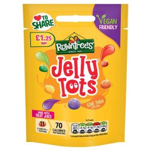 Rowntrees Pouch Pmp £1.25 Jelly Tots 120G