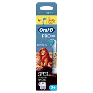 Oral B T/Brush Heads Kids Lion King 4s