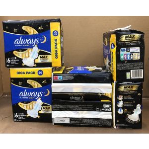 Always Ultimate Night 20pk Size 6 
