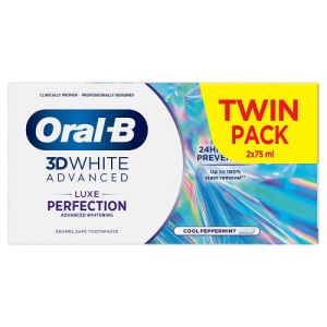 Oral-B 3D White Luxe Perfection Twin Pack 2x75ml