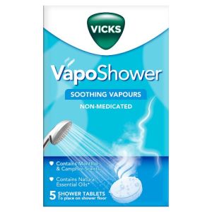 Vicks Vaposhower Soothing Vapour 5 Tablets
