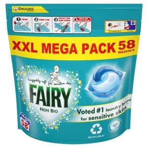 Fairy Non Bio Pods 58w for Sensitive Skin