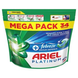 Ariel Platinum+ Pods 34s Febreze Extra Odour Defence
