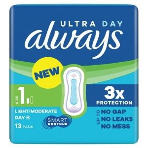 Always Ultra Sanitary Towels Normal (Size 1) 13CT x 16