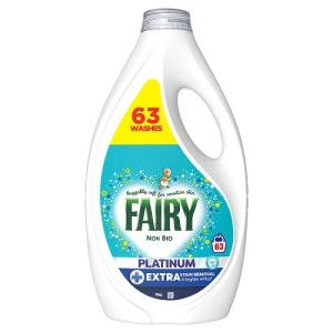 Fairy Platinum+ Stain Remover Non Bio Liquid  63w for Sensitive Skin