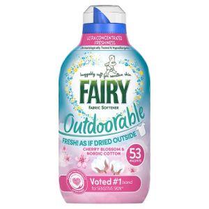 Fairy Outdoorables Fabric Enhancer Liquid Cherry Blossom & Nordic Cotton 742Ml 53W Csx8