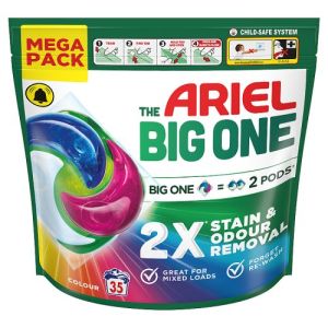 Ariel Laundry Detergent Liquid Pods Color Fresh 35Ct 35Washes Csx2(Big One)