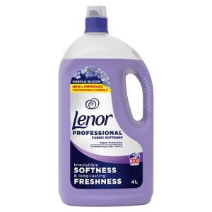 Lenor Professional Purple Bloom Fabric Softener Liquid 4L 200 Wash