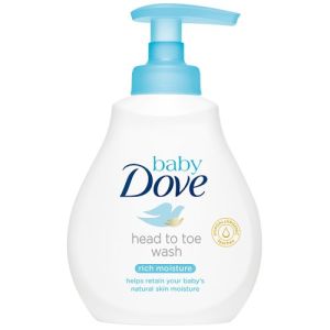 Dove Baby Wash 200ml Head to Toe Rich Moisture (UK/PT/CZ/SK/ES)