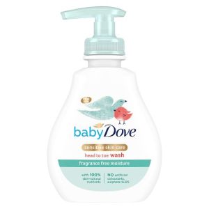 Dove Baby Wash 200ml Head to Toe Sensitive (UK/SE/SK/CZ/PT)