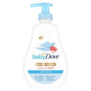 Dove Baby Wash 400ml Head to Toe Rich Moisture