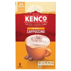 Kenco Cappuccino Instant Coffee Sachets 8Pk 8X14.8g