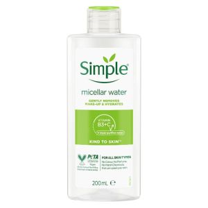 Simple Micellar Cleansing Water 200ml Kind To Skin (For Sale in Africa, Asia & America Only)