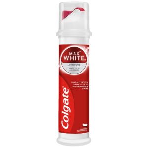 Colgate T/Paste 100ml Pump Max White Luminous