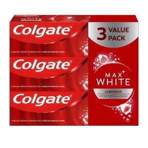 Colgate Toothpaste Max White Lumi x3 75ml