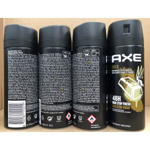 Axe Deodorant Body Spray 150ml Gold (GCC Pack)