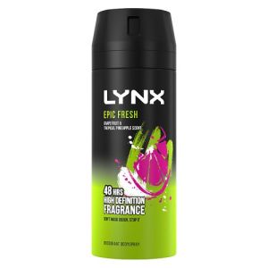 Lynx Body Spray 150ml Epic Fresh