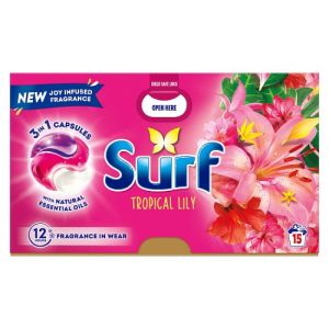 Surf Capsules 15 Wash Tropical Lily