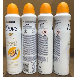 Dove Deo Spray 250ml Passionfruit (Not for sale in USA, Canada and GCC Countries)