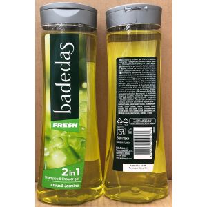 Badedas Shower Gel 600ml Fresh 2in1