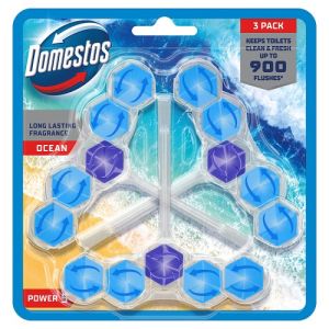 Domestos Power 5 Rimblock Ocean Trio