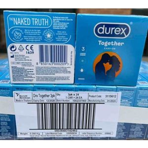 Durex Condoms 3s Together