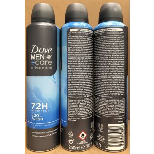 Dove Deo Spray 250ml Men Cool Fresh 72hr (GCC Pack)