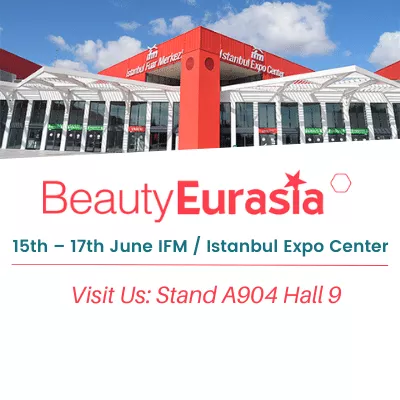 We’re exhibiting at BeautyEurasia for the first time.